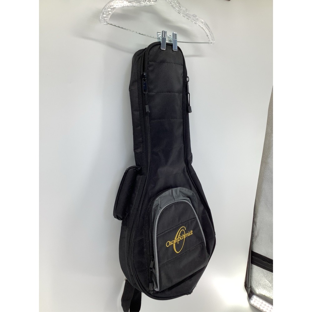 Oscar Schmidt Mandolin Gig Bag Padded Soft Case Black Nylon Backpack Straps